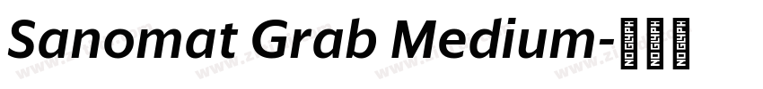 Sanomat Grab Medium字体转换